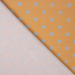 Popelín Estampado Flamenca Lunar 7mm Azul - Ribes y Casals