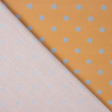 Popelín Estampado Flamenca Lunar 7mm Azul - Ribes y Casals