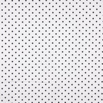 Popelín Estampado Flamenca Lunar 7mm Blanco-Negro - Ribes y Casals