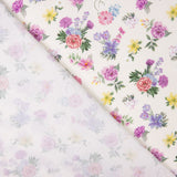 Popeline Imprimée Flamenco Popeline Flor Creto Ecru - Ribes y Casals