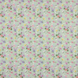 Popeline Imprimée Flamenca Flor Creto Popeline Vert Sauge - Ribes y Casals