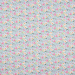 Popeline Imprimé Flamenco Flor Hawa Bleu - Ribes y Casals