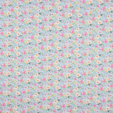 Popeline Imprimé Flamenco Flor Hawa Bleu - Ribes y Casals