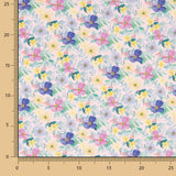 Flamenca Flor Hawa Popeline Imprimée Rose - Ribes y Casals