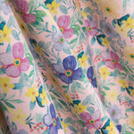 Flamenca Flor Hawa Popeline Imprimée Rose - Ribes y Casals