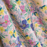 Flamenca Flor Hawa Popeline Imprimée Rose - Ribes y Casals