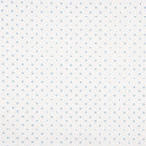 Popelín Estampado Flamenca Lunar 7mm Azul-Crudo - Ribes y Casals