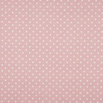 Popelín Estampado Flamenca Lunar 7mm Crudo-Rosa - Ribes y Casals