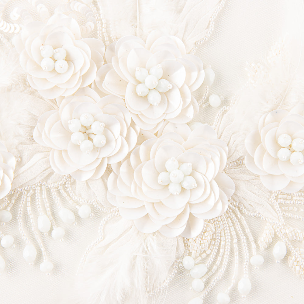 Aplique Pedrería Lena Blanco - Ribes y Casals