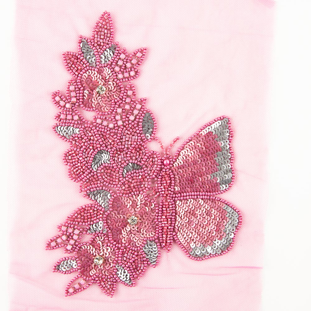 Aplique Pedrería Maud Rosa - Ribes y Casals