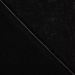 Retal Lino Rústico Negro 130x145 cms - Ribes y Casals