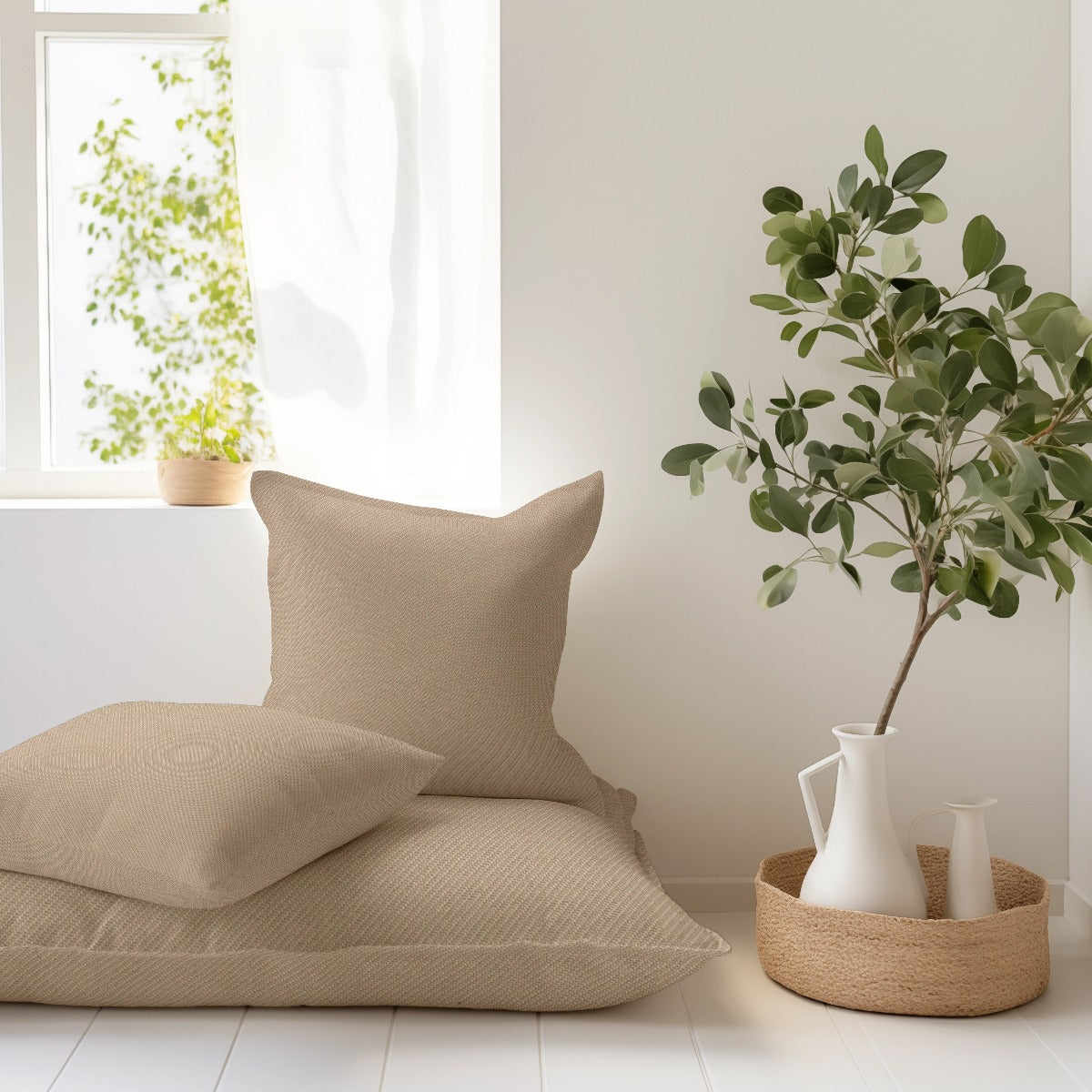 Toile oléfine imperméable taupe - Ribes y Casals