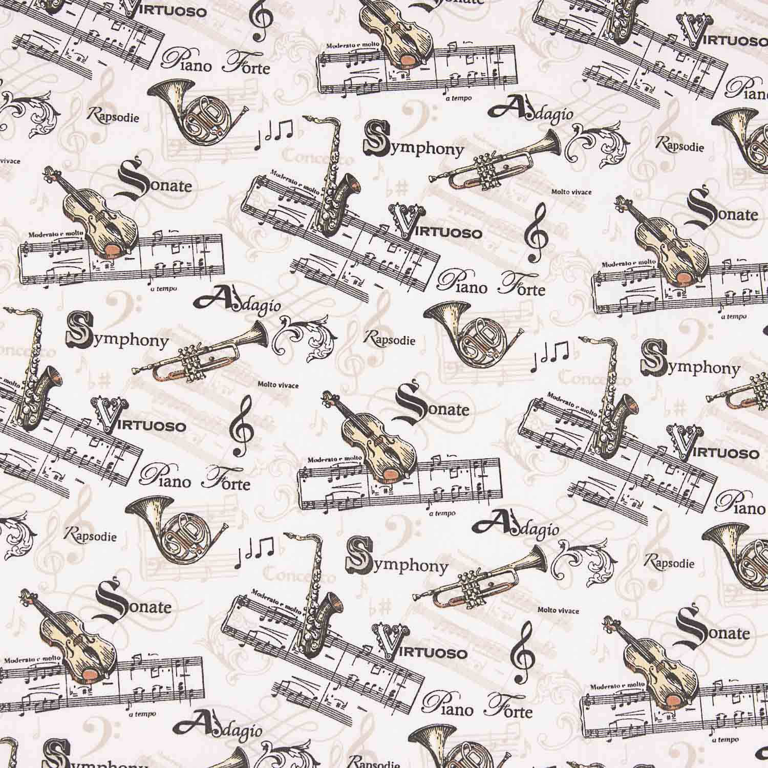 Popeline imprimée La Banda - Ribes y Casals