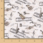 Popeline imprimée La Banda - Ribes y Casals