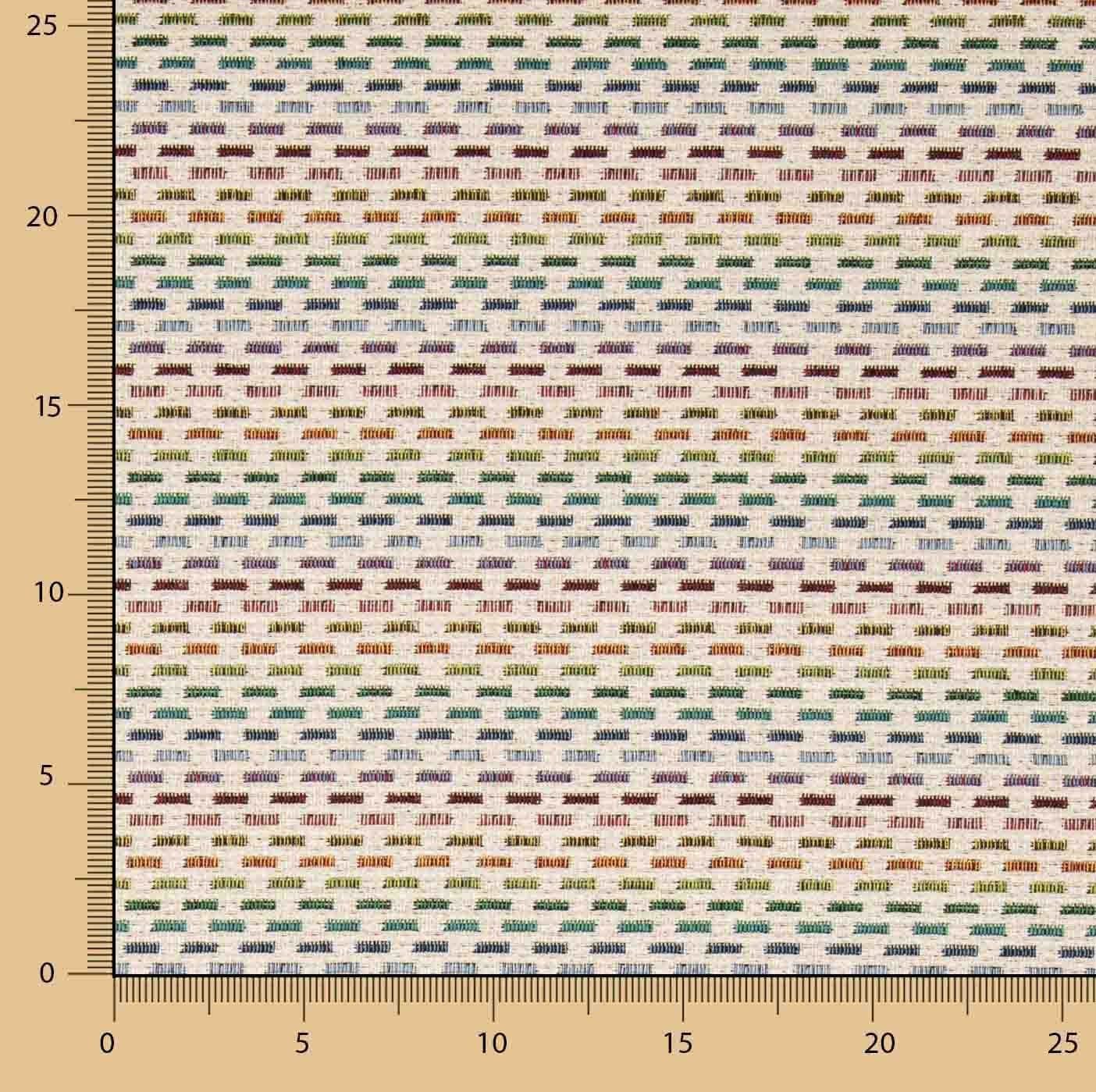Tapisserie à rayures multicolores en pointillé - Ribes y Casals