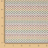 Tapisserie à rayures multicolores en pointillé - Ribes y Casals