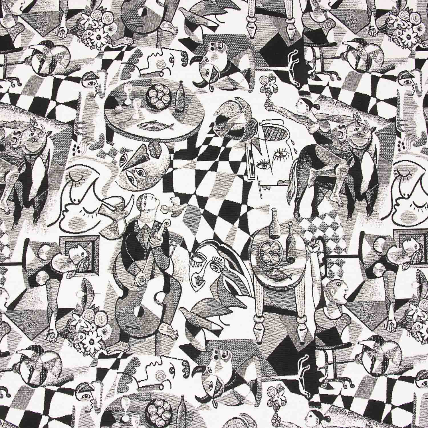 Tapisserie d'art abstrait monochrome - Ribes y Casals