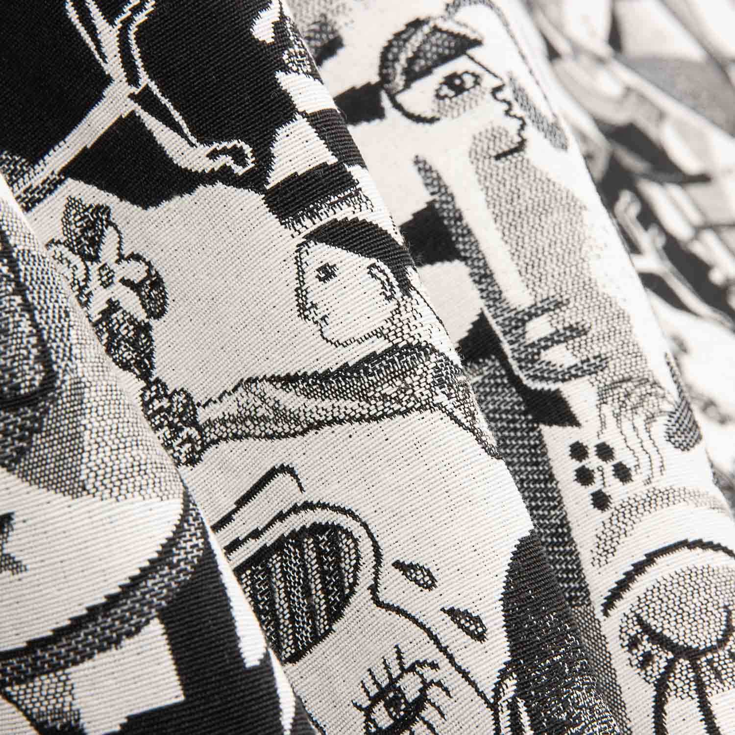 Tapisserie d'art abstrait monochrome - Ribes y Casals