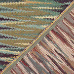 Tapisserie Ikat à rayures multicolores « Terre » - Ribes y Casals