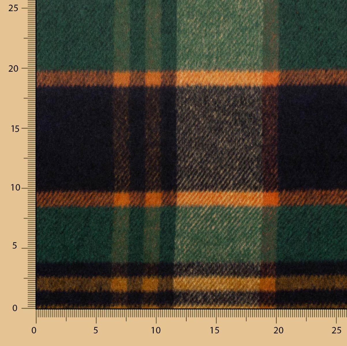 Mouflon Carreaux Vert-Beige - Ribes y Casals