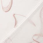 Voilage Plume Broderie Rose - Ribes y Casals