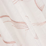 Voilage Plume Broderie Rose - Ribes y Casals