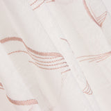 Voilage Plume Broderie Rose - Ribes y Casals