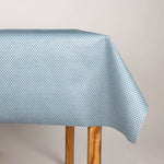Nappe en résine anti-taches losange bleu Hikari - Ribes y Casals
