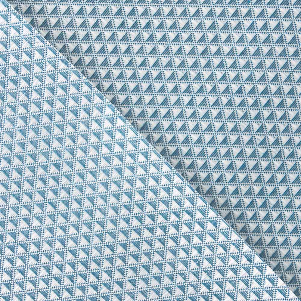 Nappe en résine anti-taches losange bleu Hikari - Ribes y Casals