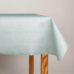 Nappe en résine anti-taches Hikari Rhombus vert d&#39;eau - Ribes y Casals