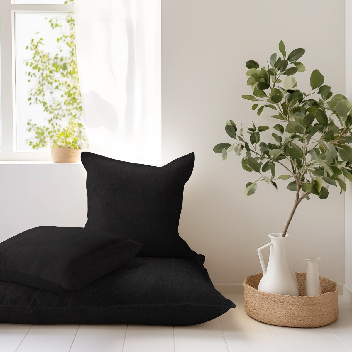 Alcántara Tapicería Antimanchas Negro - Ribes y Casals