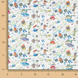 Coton matelassé style Liberty avec doublure noire - Ribes y Casals