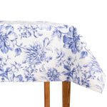 Linge de table anti-taches imprimé floral bleu classique - Ribes y Casals