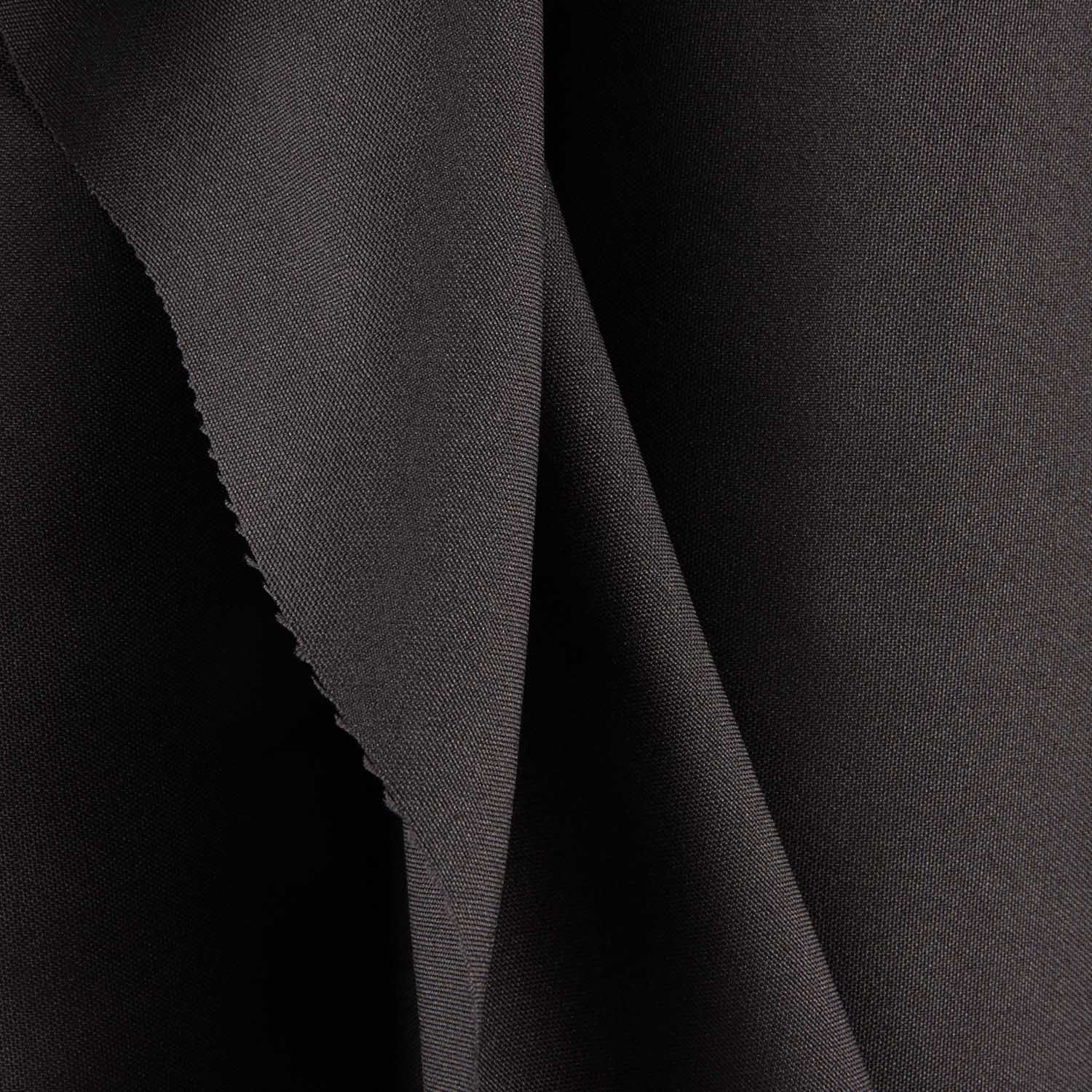 Rouleau de polyester noir plat 150 cm – Pièce de 25 mètres - Ribes y Casals