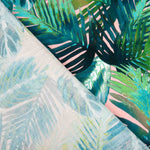 Viscose imprimé palmiers verts - Ribes y Casals