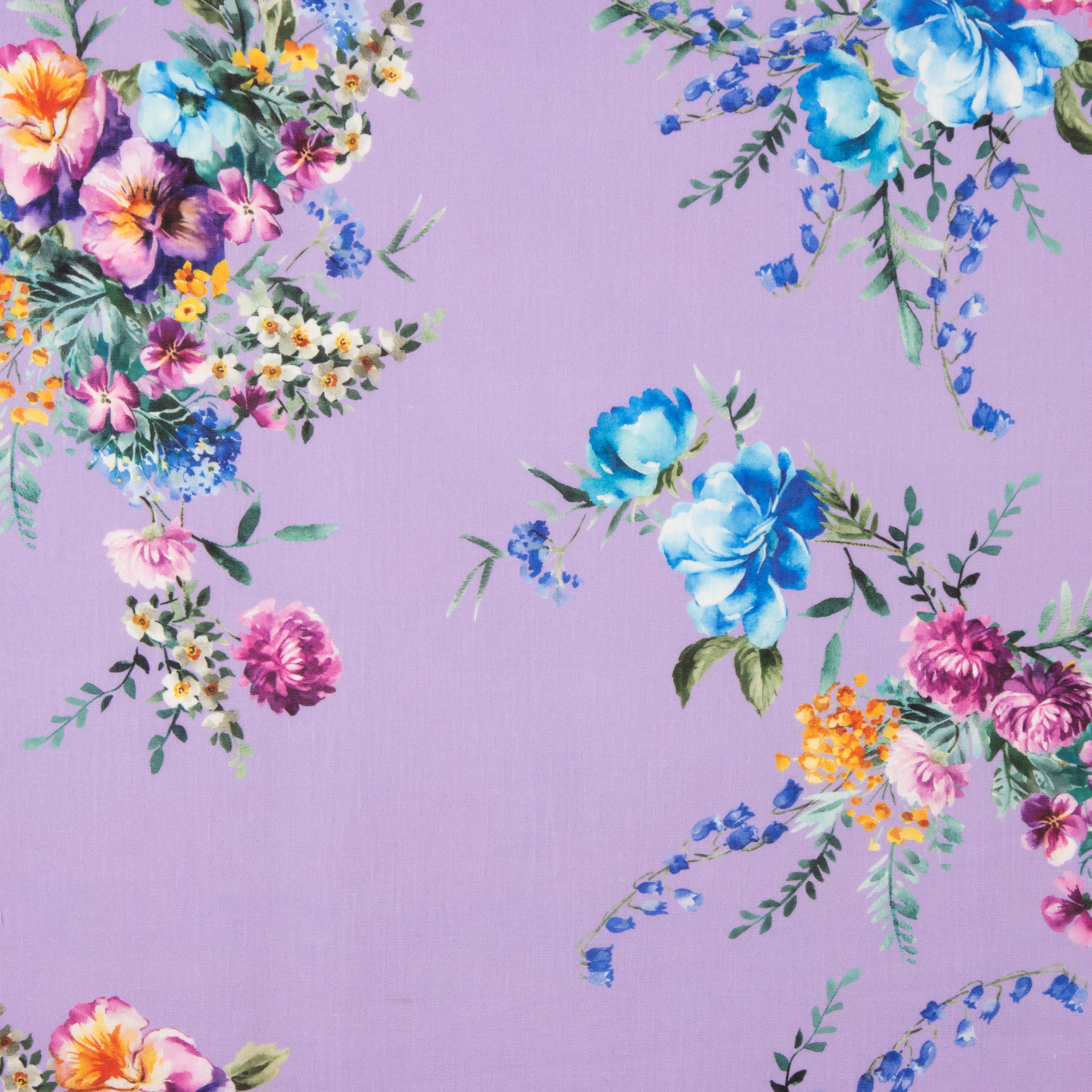 Rustique Imprimé floral mauve - Ribes y Casals