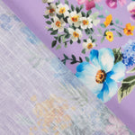 Rustique Imprimé floral mauve - Ribes y Casals