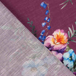 Rustique Imprimé floral Bordeaux - Ribes y Casals
