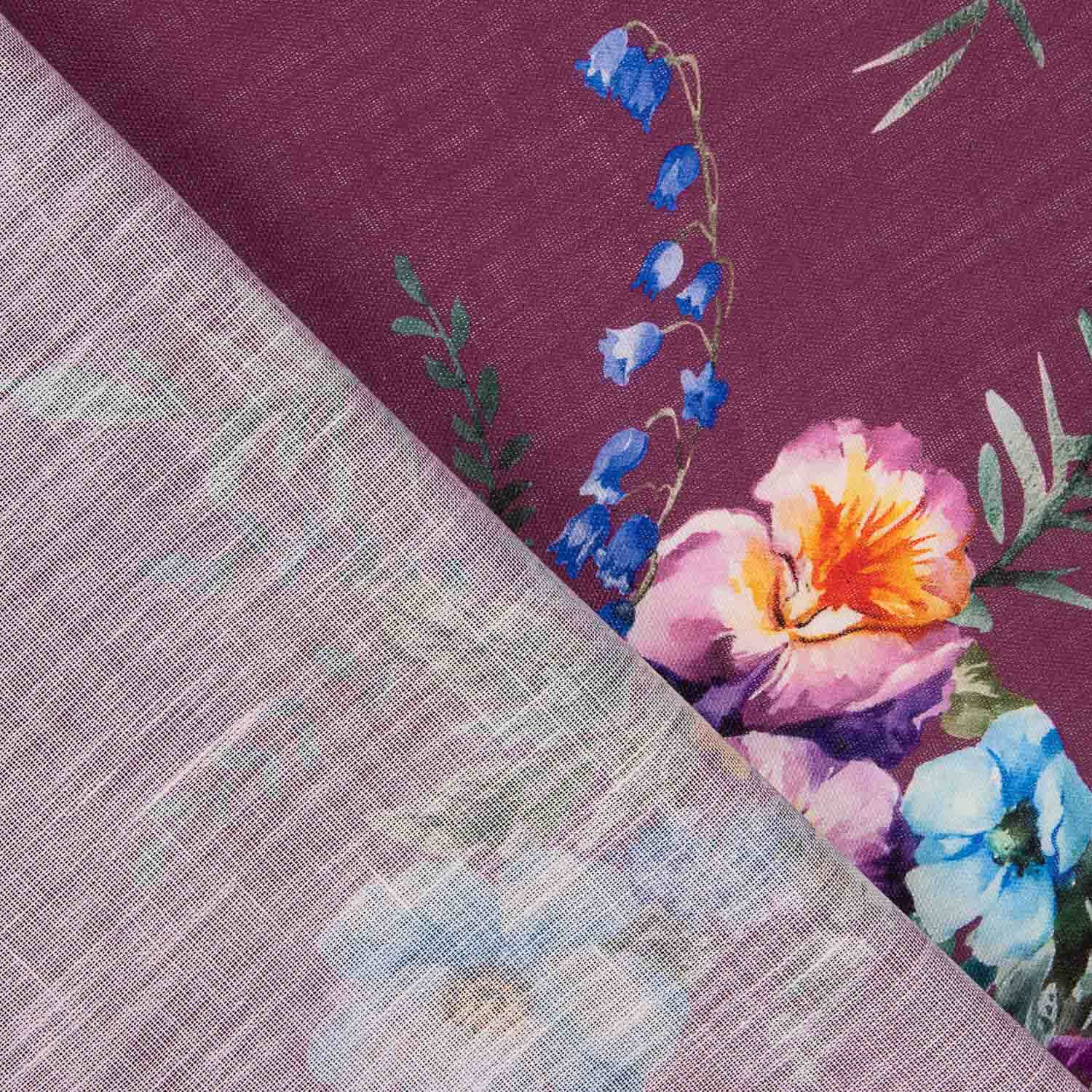 Rustique Imprimé floral Bordeaux - Ribes y Casals