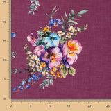 Rustique Imprimé floral Bordeaux - Ribes y Casals
