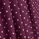 Rustique imprimé lunaire 4 mm bordeaux - Ribes y Casals