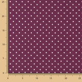 Rustique imprimé lunaire 4 mm bordeaux - Ribes y Casals