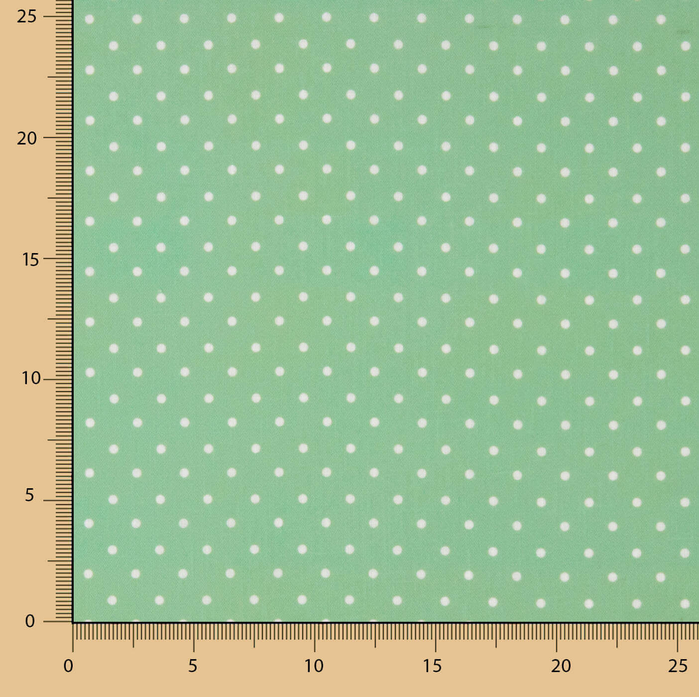 Rustique imprimé lunaire 4 mm vert - Ribes y Casals