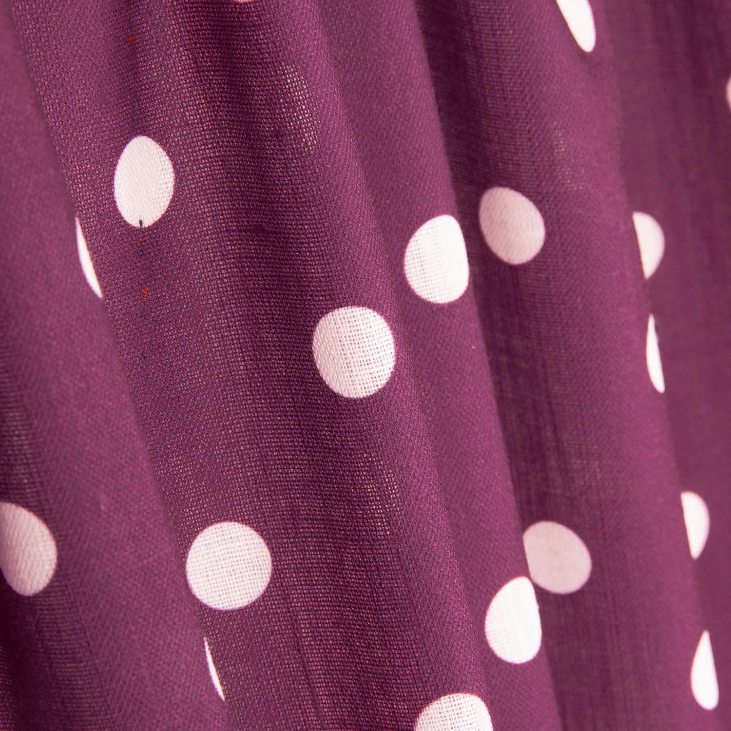 Rustique imprimé lunaire 15 mm bordeaux - Ribes y Casals