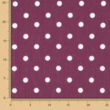 Rustique imprimé lunaire 15 mm bordeaux - Ribes y Casals