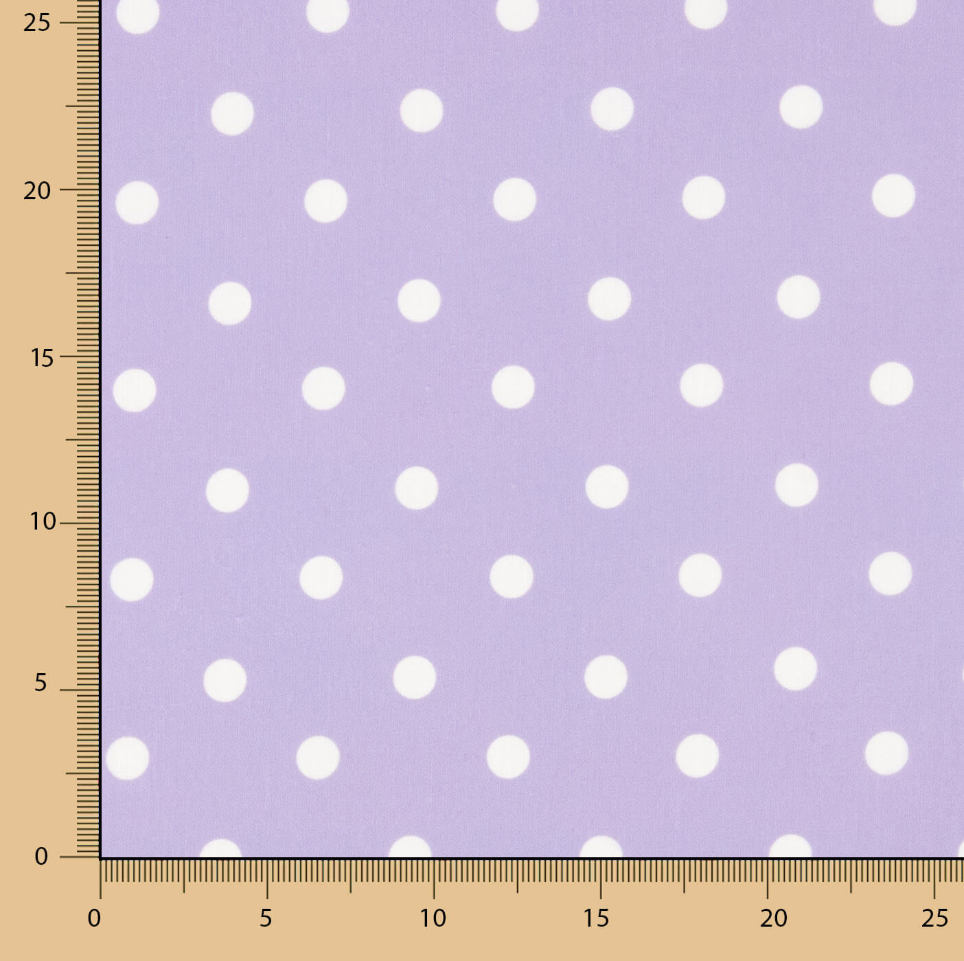 Rustique Imprimé à pois 15 mm Mauve - Ribes y Casals