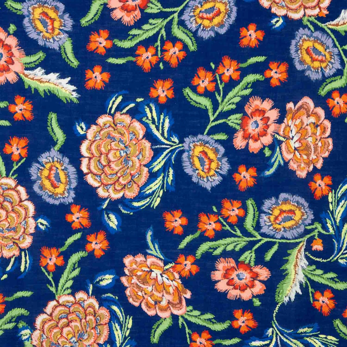 Tissu imprimé rustique de Manille en bleu - Ribes y Casals