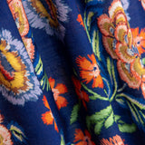 Tissu imprimé rustique de Manille en bleu - Ribes y Casals