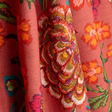 Tissu imprimé rustique de Manille en orange brûlé - Ribes y Casals