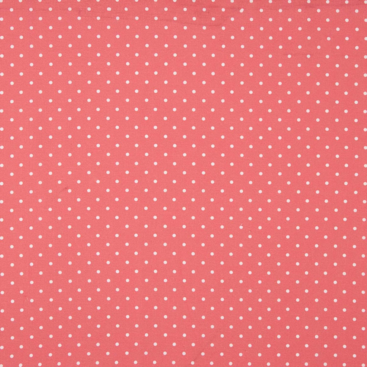 Tissu à imprimé rustique à pois 3mm en corail - Ribes y Casals